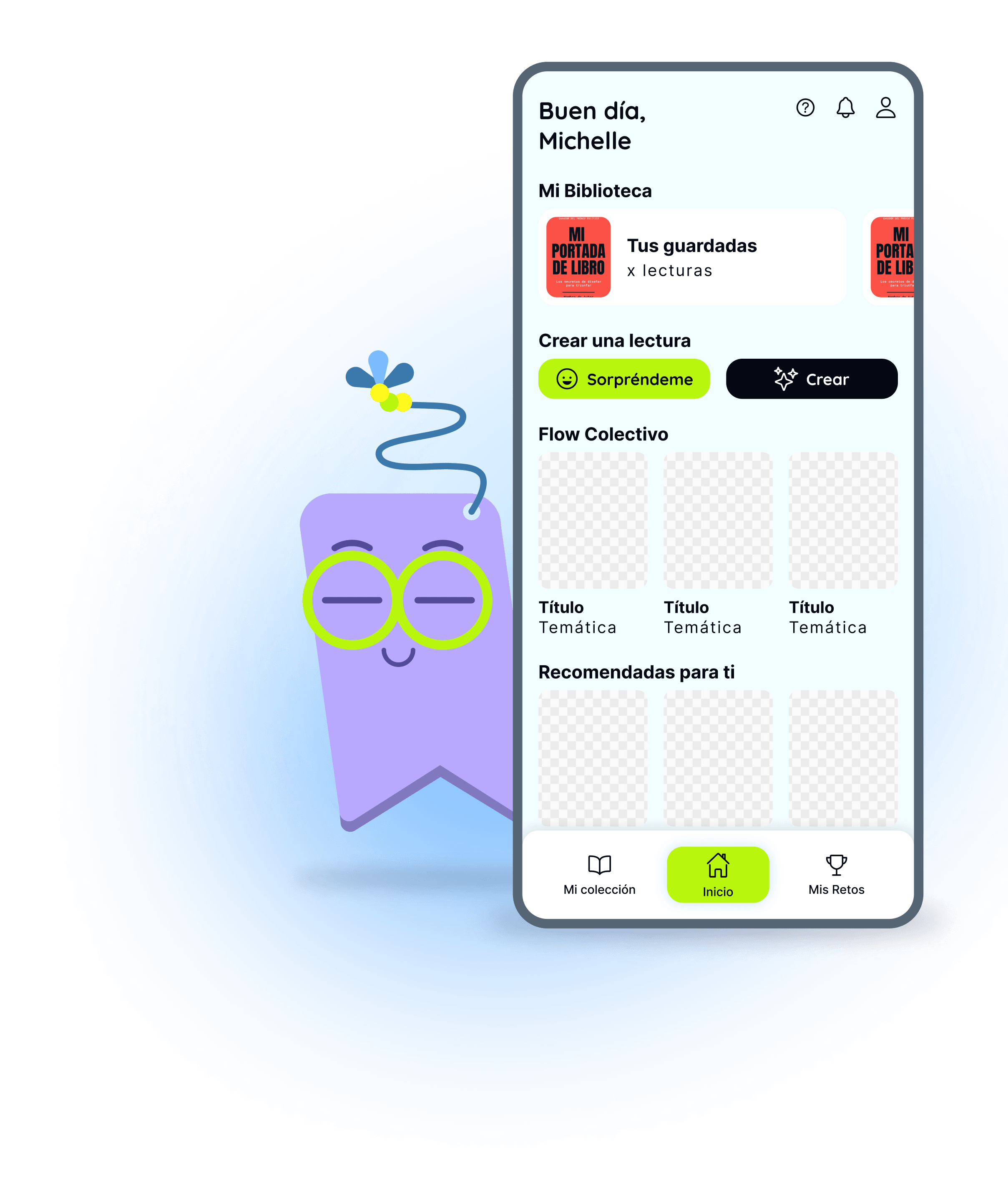 Vista previa de la aplicación Flowly